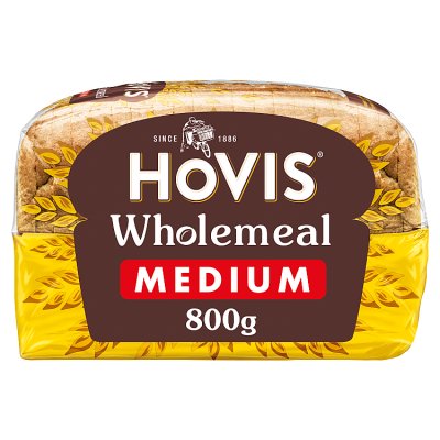 Hovis Bread Wholemeal Medium Sliced 800g